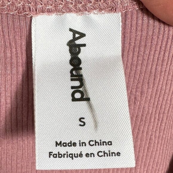 Nordstrom Long Sleeve Faux Wrap Top Pink NOne Sizetalgia Size Small Puff Sleeve - Picture 7 of 10